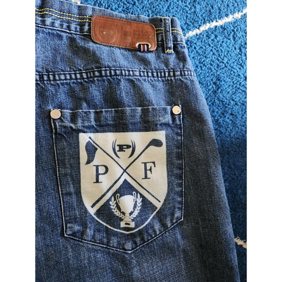 Y2k Phat Farm Men Jean Logo Shorts 38 - Picture 4 of 7